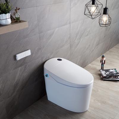 China Ervaar ultieme comfort met modern ontworpen Eco Smart Automatic Intelligent Toilet Verwarmde stoel en Warm Air Dryer Te koop