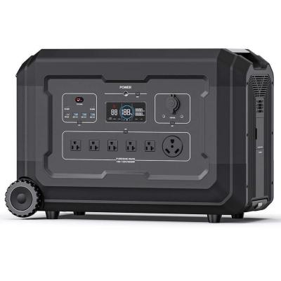 China AC-Adapter Portable 5000w Solarsystem Kraftwerk mit Solarfenster Batterie für Camping zu verkaufen