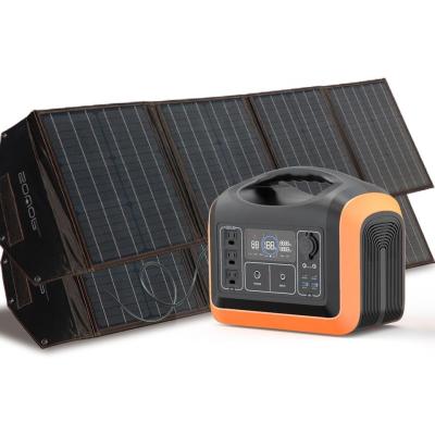 China 110V-240V Output Voltage 1800w Solar Generator Power Station Portable With Solar Panel for sale