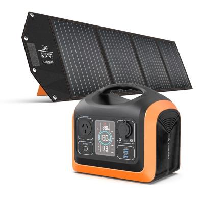 China LiFePO4 Battery Type 600W Portable Solar Generator Panel Sets for On-the-go Charging for sale