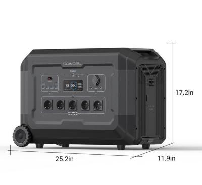 China ABS PC Material 3600W Solar Generator for Outdoor Camping and Emergency Power Supply for sale