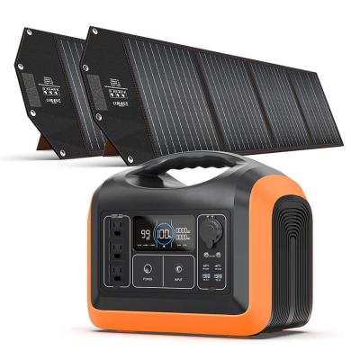 China Solar Portable Power Station 600W 595.2Wh for Outdoors Camping Travel Hunting Blackout for sale