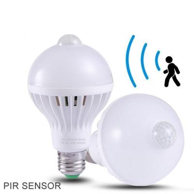 China Motion Sensor Lamp High Lumen LED Induction Bulb 5w 7w 9w 12w 15w for Indoor Lighting for sale