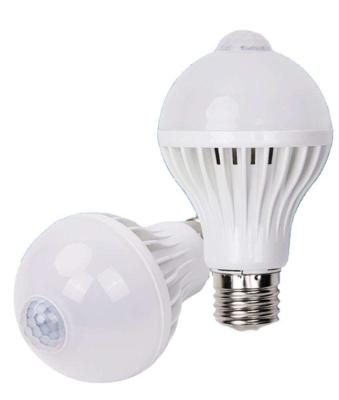 China White LED Bulb with Motion Sensor and High Lumen Induction Bulb 3000k 4000k 6000 for sale