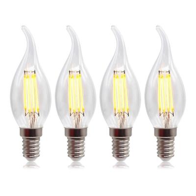 Chine E14 à haute efficacité lumineuse ampoule à bougie à LED clignoteable C35 pour un meilleur rendu des couleurs à vendre