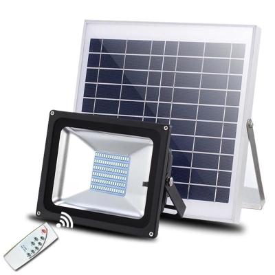 China 50000 Hours Working Lifetime Black Solar Flood Light 60W for Outdoor and Long Lifetime for sale