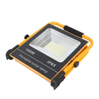 China Luz de trabajo LED recargable de energía solar con índice de reproducción de color de 80 Ra en venta