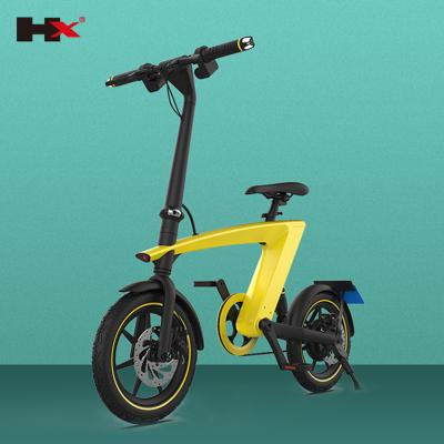 China Aluminum Alloy Mini Electronic Bicycle Flying Fish Battery10Ah 2 Wheeler Electric Bike for sale