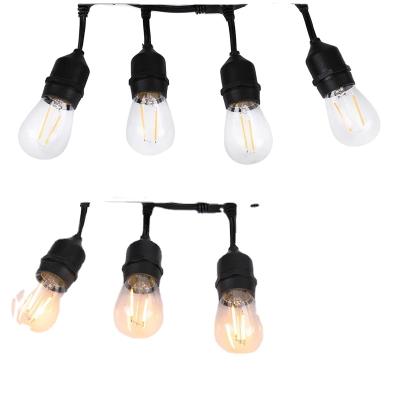 China Professional Outdoor Waterproof LANDSCAPE String Bulb Light Soutdoor Garden For Christmas Decoration Party Holiday for sale