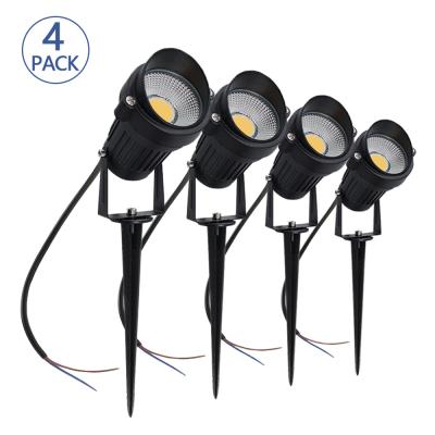 China LANDSCAPE Source Plant 4 Pack 5w Outdoor Garden Light Fixture Waterproof Outdoor Modern Led Floor Lamp for sale