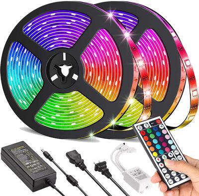 China Hot Selling Simple LANDSCAPE Led Grow 10meters RGB Strips 2 Rolls Color Changing Led Strip Light Kit for sale