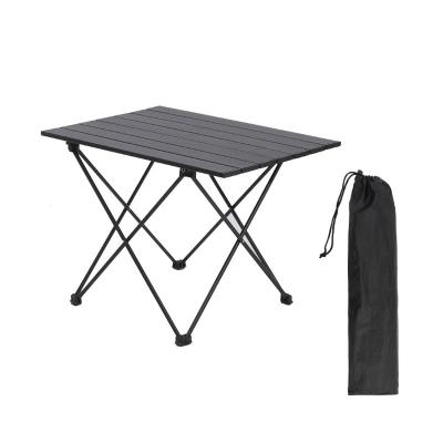 China Modern folding portable dining table and aluminum alloy barbecue, camping home, outdoor easy to carry and use for sale