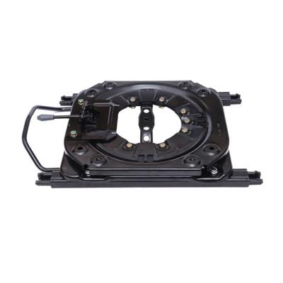 China Customized RV Seat Manual Rotating Base Swivel 360 Degree Rotary Swivel Plate Base With Double Slide Rail for sale