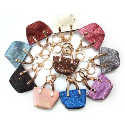 Cina Decorazione della nappa del peso leggero 5cm Mini Purse Keychain With Silver in vendita