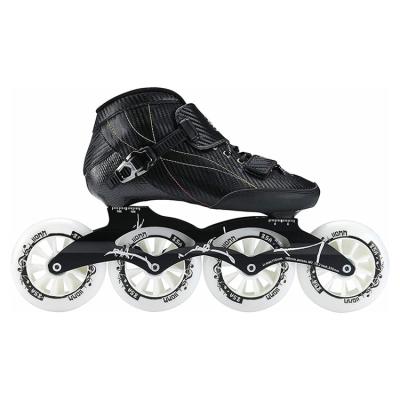 China Strong Professional Carbon fiber 4 Wheels Speed Skates Inline Freestyle Roller Skating for sale