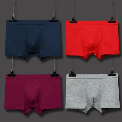 China Wholesale High Quality Antibacterial Underwear For Man Classic Boxer Shorts Cotton Basics Male Boxer Briefs for sale