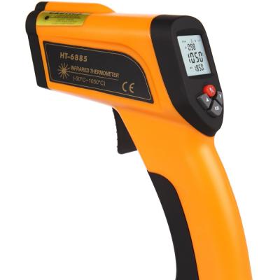 China Industral HT-6885 Non-contact Digital High Temperature Laser Thermometer Infrared Gun -50 to 1050C for sale