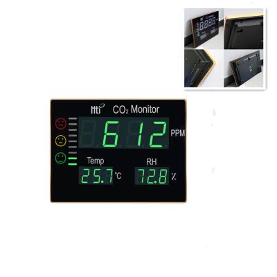 China Classroom Desk Station Carbon Dioxide Meter Outdoor Wall Mounted CO2 Monitor Lead 388*288*43mm for sale