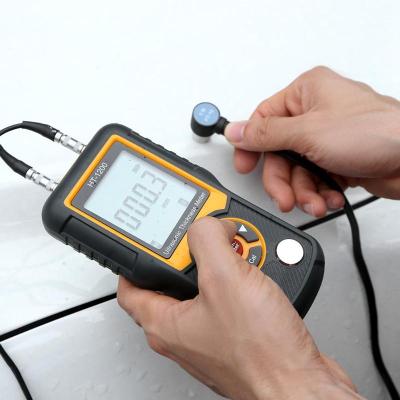 China In the current range HTI HT-1200 1.2~225mm Ultrasonic Coating Thickness Gauge Ultrasonic Coating Meter 152 *75 *32mm for sale