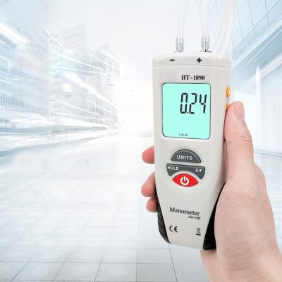 China Best Selling Difference 2021 Digital Pressure Gauge Meter Handheld Pressure 400bar For Gas Pressure HT-1891 170*55*33mm for sale