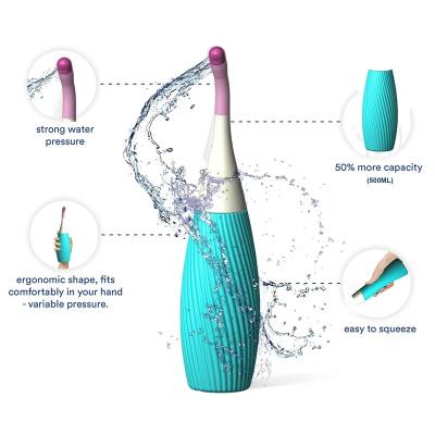 China Hot Selling IPX7 Waterproof Amazon 500ML EVA Handheld Bidet For Personal Hygiene Bottom Wiper Travel Bidet Bottle Portable Bidet Sprayer for sale