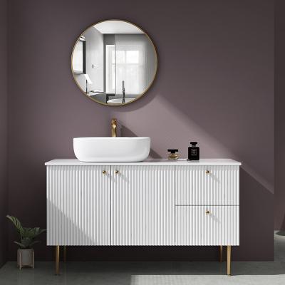 China High Quality Modern Custom Bathroom Mirror Cabinet White Wood Mirror Cabinet OEM Bathroom Mirror for sale