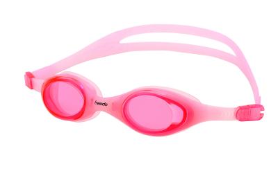 China Pink Seal Silicone Swim Goggles , One Adjustable Size Mens Swimming Goggles for sale