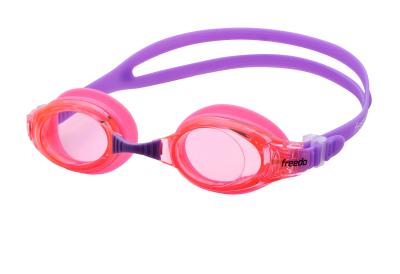 China Adjustable Silicone Strap Junior Swimming Goggles With Anti Fog Coating Lens for sale