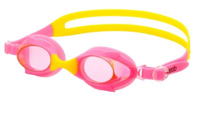 China Double Color Kids Swim Goggles With Nose Cover UV Shield Anti Fog Lens for sale