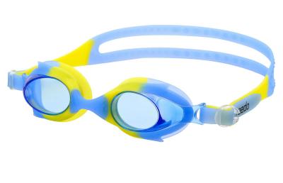 China Blue Prescription Swim Goggles , UV protection coating Silicone  Swimming Goggles for sale