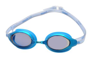 China Funky Trunk Mirrored Prescription Glasses , Colorful Custom Swimming Goggles for sale