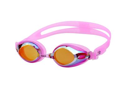 China Adjustment System Mirrored Prescription Swim Goggles , Unisex Arena Swimming Goggles for sale