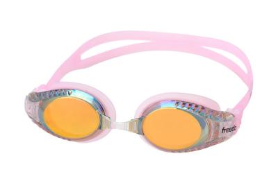 China Junior Mirrored Swimming Goggles OEM / ODM  UV Protective Coating Glasses for sale