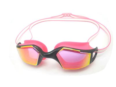 China Men / Women UV Protection Mirrored Swim Goggles For Training / Diving for sale