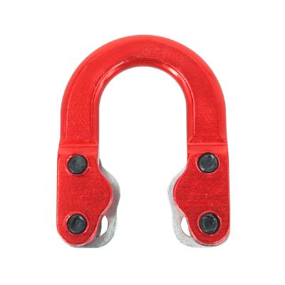 China Hunting CNC Machining Bow Accessories Red D Ring Hook For Compound Bow Shooting for sale