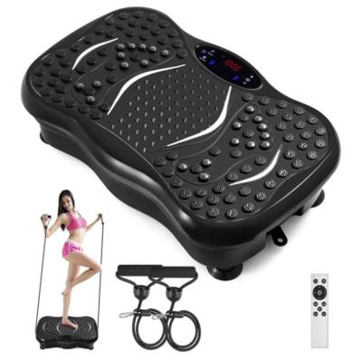 China Sports Workout Massage Full Body Power Fitness Vibration Machine Foot Vibration Plate Small for sale