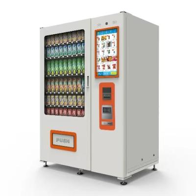 China Square Touch Screen Vending Machine Elevator Vending Machine Refrigerator Cheap Hot Meal Vending Machine for sale