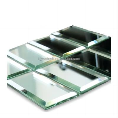 China Double-Coated Silver Glass Mirror in Modern Rectangle Style for Bathroom Dressing Decor for sale