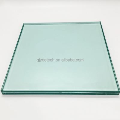 China Tempered Light Green PVB Colored Laminated Safety Glass for Kitchen Staircase Decoration for sale