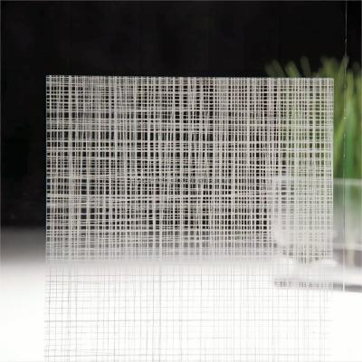 China Customized Solid Structure Decorative Glass for Construction in Tempering Process for sale