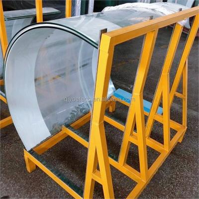 China Flat Tempered Glass Panel for Curtain Wall Construction Projects Cutting and Drilling for sale