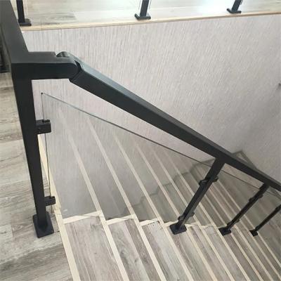 China Construction Decoration Tempered Glass Panel Railing for Interior Straight Staircase for sale