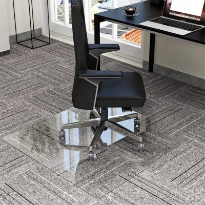 China Industrial Grade Clear Tempered Glass Chair Mat 1/5