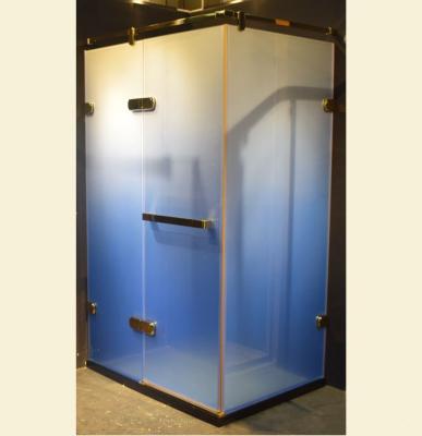 China Customized Printing 6-15 MM Silk Screen Printing Glass Tempered Printed Gradient Shower Room for sale