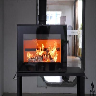 China 500*500 Flat Heat Resistant Ceramic Glass Fireplace Door with Advanced Technology for sale