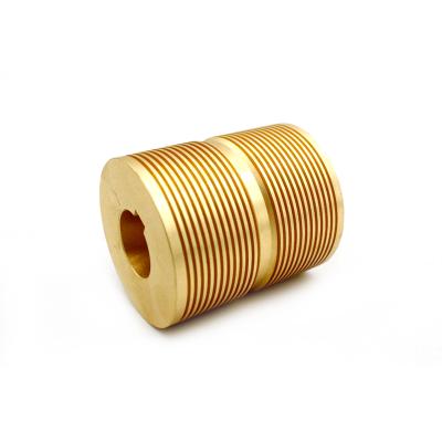 China Custom Machining Brass Automotive Parts CNC Service CuZn35Ni Hub For Propeller for sale