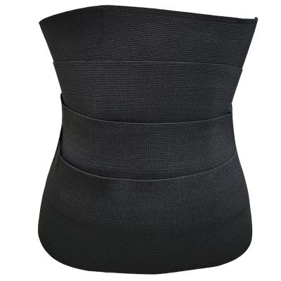 China Custom Factory Antibacterial Ladies Belly Around Tummy Waist Trainer Stomach Wrap Waist Trimmer Belt for sale