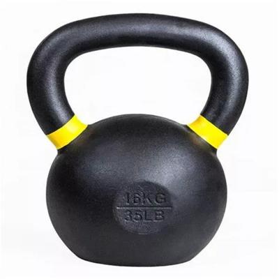 China Durable Custom Logo Cast Iron Kettlebell 4kg 48kg E-Coat Adjustable Kettlebell Cross Fit Kettlebell for sale