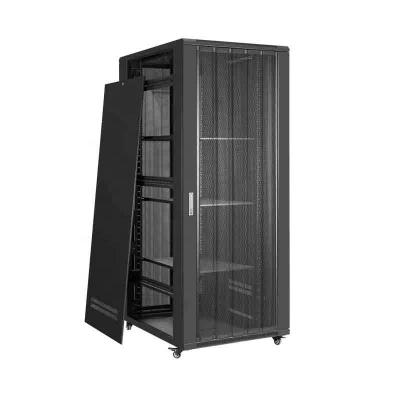 China Network Cabling 19 Inch 27U Network Mesh Door Floor 800*800mm Server Cabinet Equipment for sale