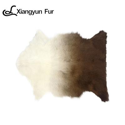 China Alfombras De Piel Natural Goat Living Room Blankets Washable Customized Fluffy Fur Soft Shaggy Plush Floor Home Decoration for sale